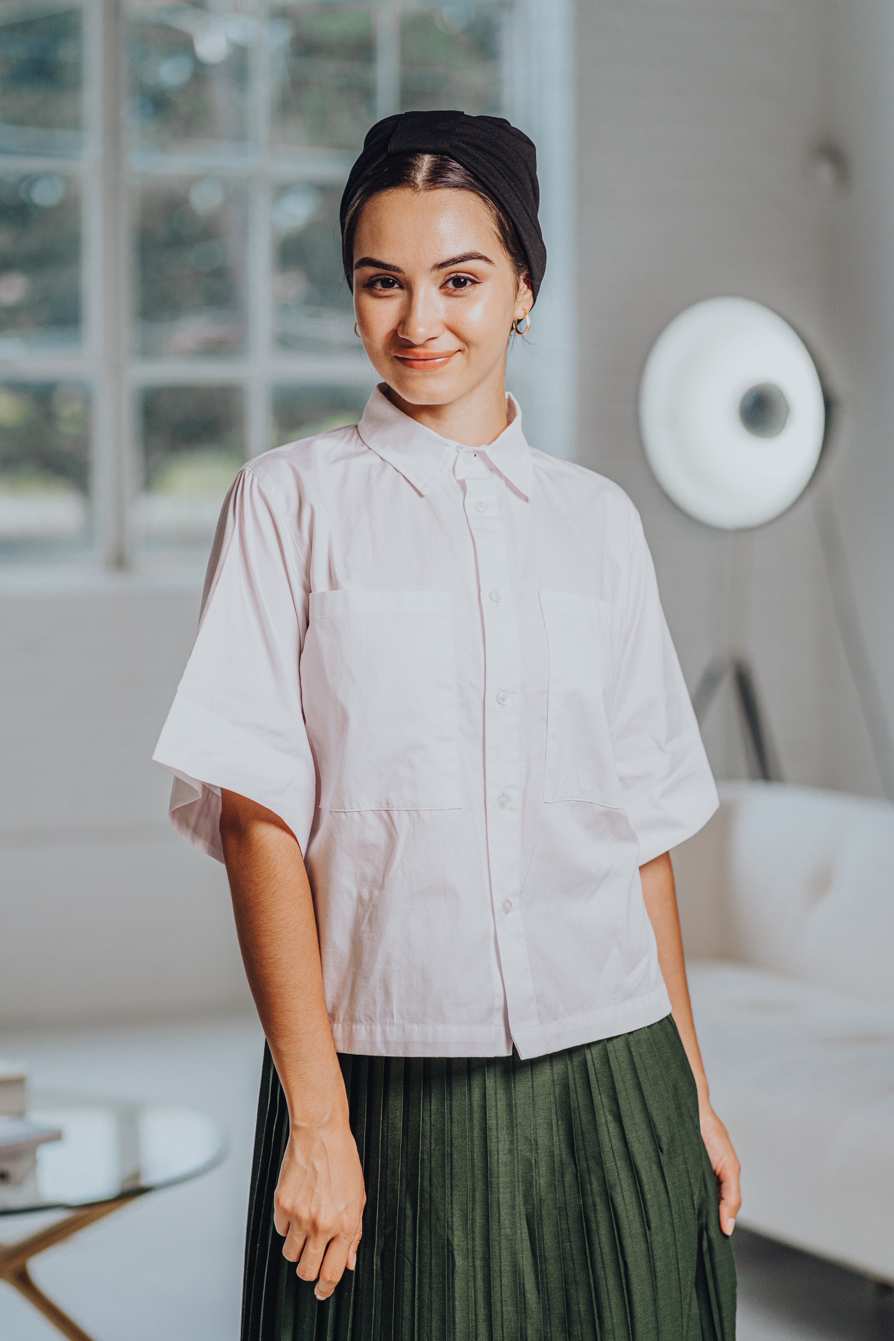 WIDE-SLEEVE BOXY SHIRT