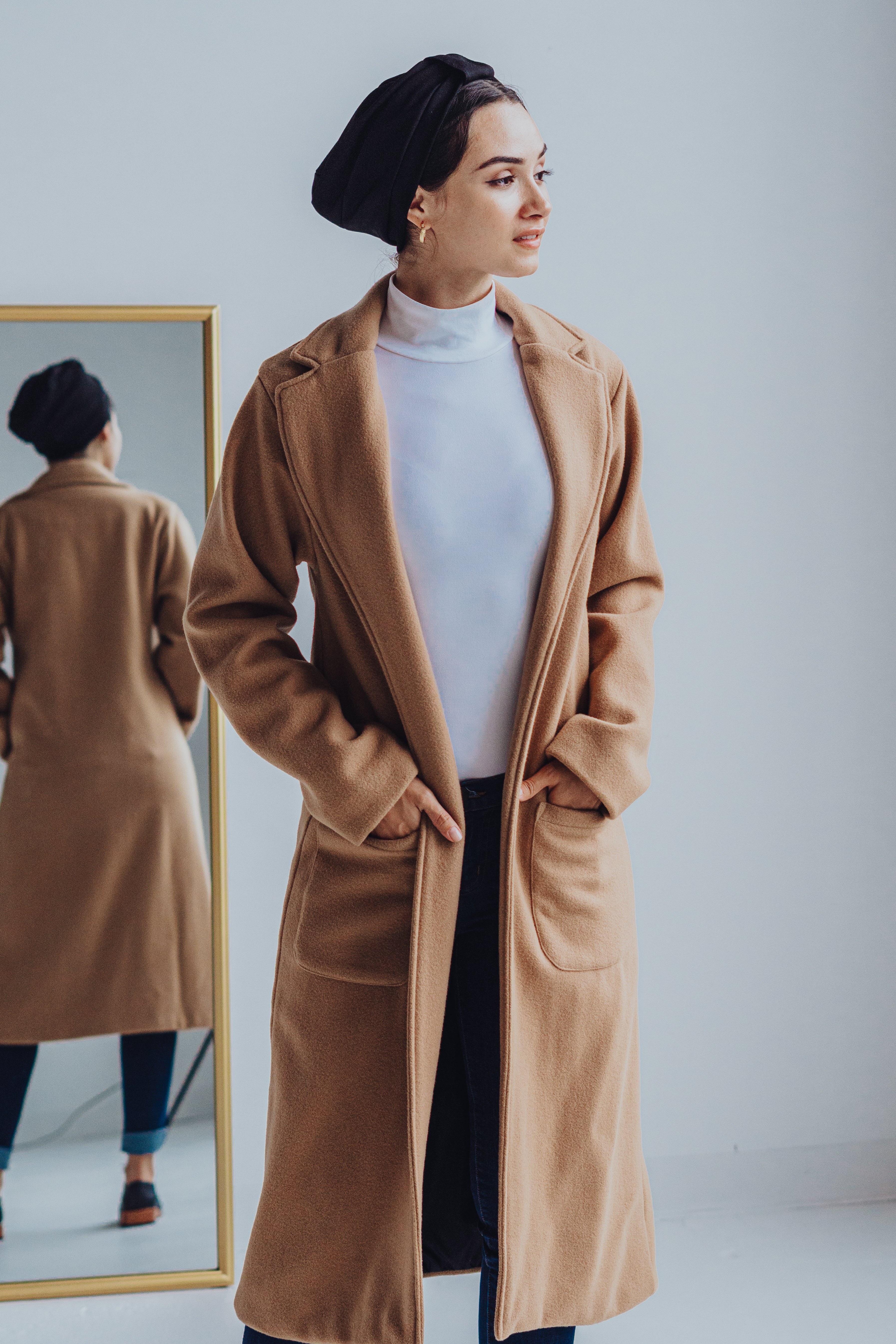 A-LINE WOOL COAT