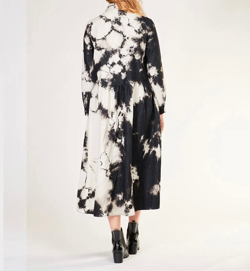Pleated Shirt-Dress